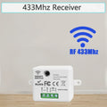 Axyaa Wireless RF 433Mhz Wall Switch 1/2/3 Gang LED Panel Remote Control 10A 100-240V