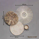 Axyaa Rattan Wall Hanging Scandinavian Wall Decor
