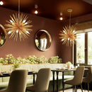 Axyaa Circular Dandelion LED Pendant Chandelier