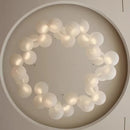 Axyaa Nordic Acrylic Ball Chandelier - Dining Room Pendant Lighting