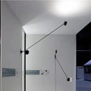 Adjustable Swing Arm Wall Lamp for Living Room and Bedroom by Axyaa