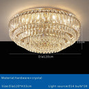 Axyaa Crystal Ceiling Lamp - Modern Minimalist Home Decoration Light for Living Room