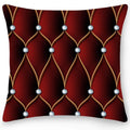 Axyaa Geometric Printed Pillowcase Double Sided Crystal Sofa Cushion Cover