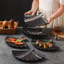 Axyaa Sushi Sashimi Plate: Japanese Style Izakaya Tableware Retro Design