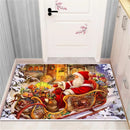 Axyaa Christmas & New Year Home Decor Door Mat - Anti-Slip Floor Rug