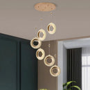Axyaa Crystal Pendant Light for Luxury Home Decoration and Dining Room Lighting