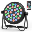 Axyaa 36LEDs Par Light Red Stage Disco Party Lights for Concert Wedding Theater