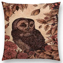 Axyaa Three Eyes Raven Steampunk Hummingbird Sofa Pillow Case Owl Cushion Cover