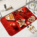 Axyaa Home Christmas New Year Decor Door Mat Bedroom Kitchen Floor Carpet