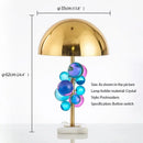 Axyaa Crystal Desk Lamp LED for Home Living Room Decor