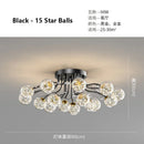 Axyaa Starry Glass Ball Ceiling Chandelier - Modern Home Indoor Decor