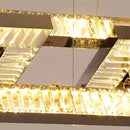 Axyaa Crystal Chandelier Pendant Light for Living Room Dining Room Ceiling Lighting