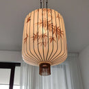 Axyaa Zen Fabric LED Pendant Chandelier for Living Room Bedroom Decor
