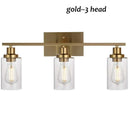 Axyaa Retro Iron Glass Wall Lamp for Bedroom, Corridor, Mirror LED Front Torch