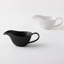 Axyaa Ceramic Gravy Boat 220ml with Handle - Solid Color Design