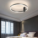 Axyaa Circular LED Ceiling Light: Nordic Minimalist Design for Bedroom, Study, Office