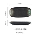 Axyaa Ceramic Sushi & Fish Plate Set - Japanese Style, Commercial Grade Tableware