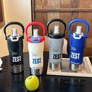 Axyaa Stainless Steel Sport Tumbler with Tea Infuser and Straw