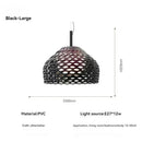 Axyaa Hollow Pendant Lamp: Minimalist LED Art for Home, Bedroom, Dining Room