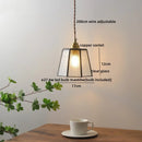 Axyaa Blue Glass LED Pendant Light Modern Nordic Suspension Luminaire