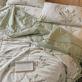 Axyaa Cotton Summer Quilt 4-Piece Set, Single Size, Thin and Washable