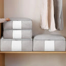 Axyaa Foldable Storage Bag for Blankets, Quilts & Clothing Organizing