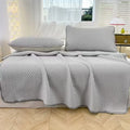Axyaa Summer Ice Silk Jacquard Bed Sheet Set