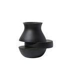 Axyaa Geometric Monochrome Vase Set for Stylish Home Decor