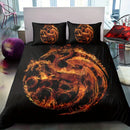 Axyaa Mystical Dragon Duvet Cover Set for Bedroom Comfort