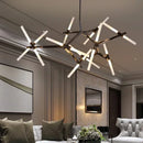 Axyaa Rotating LED Ceiling Chandelier Modern Living Room Pendant Lights