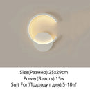 Axyaa LED Wall Lamp: Modern Minimalist Room Decor for Bedroom, Living Room, Cloakroom