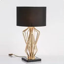 Axyaa Modern Marble Metal Desk Lamp for Home Study and Villa Decoration