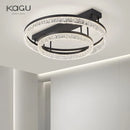 Axyaa LED Ring Chandelier Remote Control Ceiling Lamp for Home Décor