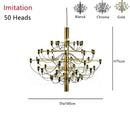 Axyaa Sarfatti 2097 Chandelier: High-End Decor for Living Room, Bedroom, and Kitchen