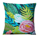 Axyaa Watercolor Flowers Painting Print Pillowcase 45x45cm Home Decor Pillows