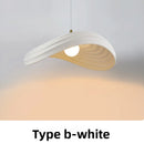 Axyaa Cream Pendant Lamp: Nordic Minimalist Chandelier Adjustable Height for Dining Room & Bar
