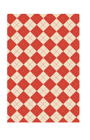 Axyaa Plush Red Carpet Rug: Thick, Fluffy, Washable for Living Room, Bedroom, or Cloakroom