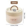 Axyaa Leak-proof Bento Box : Transparent Microwave Safe Lunch Box With Handle