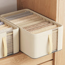 Axyaa Large Capacity Clothing Storage Box for Bedroom Wardrobe Organization.