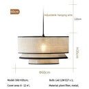 Axyaa Nordic Wabi Sabi E27 Pendant Lamps Chandelier Lighting Modern Home Decor