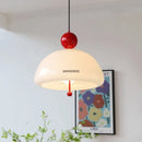 Axyaa LED Glass Chandelier for Bedroom Dining Room Table Lighting Fixture