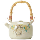 Axya Cat Doodle Teapot Kettle Set, Vintage Chinese Porcelain Tea Pot