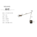 Axyaa Swing Arm Floor Lamp Adjustable Stand Lights for Living Room Bedroom
