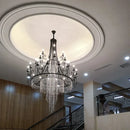 Axyaa Duplex Crystal Chandelier: Luxe Nordic French Light for Home Decoration