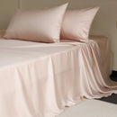 Axyaa Mulberry Silk Luxury Bed Sheet Set - 4/6pcs Bedroom Bedding King Queen Double Single