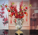 Axyaa Retro Resin Vase: Home Table Decor Ornaments for Livingroom, Hotel, Club