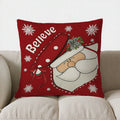 Axyaa Christmas Snowflake Pillow Cover for Sofa, Bedroom, Car - Festive Home Decor