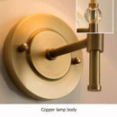 Axyaa Luxury Copper Wall Lamp for Elegant Living Spaces and Bedrooms