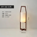 Axyaa Wabi-sabi Walnut Wood Zen Table Lamp LED E27 Fabric Lampshade