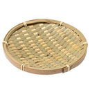 Bamboo Woven Basket Tray Set by Axyaa